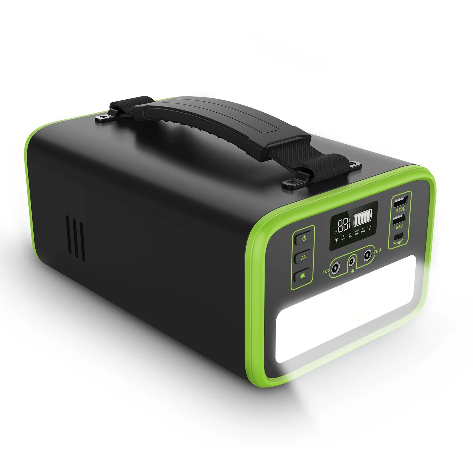 Solar charging green energy 300W output portable power station for phone laptop