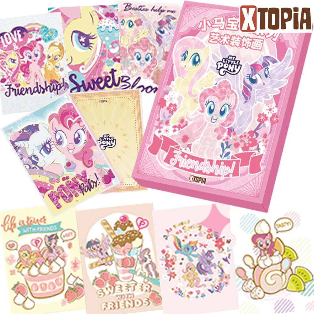 genuine-xtopia-my-little-pony-art-collection-a4-painting-card-animated-cartoon-characters-dreamy-healing-desktop-decoration-gift