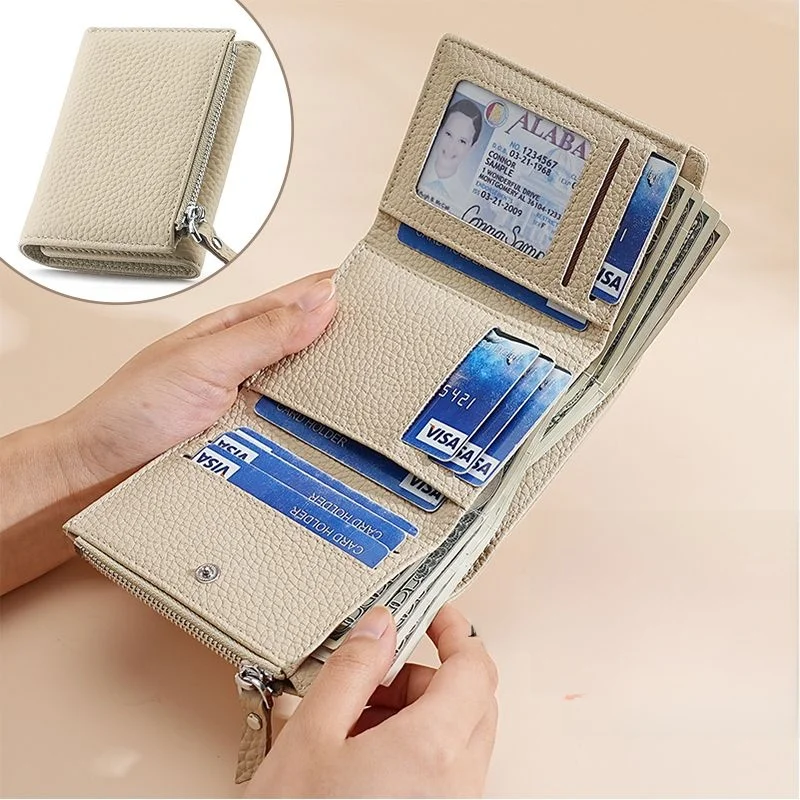 porta-carte-di-credito-in-pelle-di-fascia-alta-portafoglio-con-cerniera-ort-da-donna-ultra-sottile-multifunzionale-studente-zero-money-clip-articoli-in-pelle