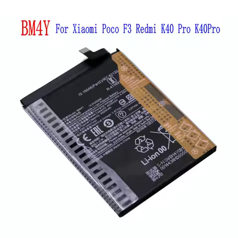 1x 4520mAh 17.4Wh BM4Y Replacement Battery For Xiaomi Poco F3 Redmi K40 Pro K40Pro Mobile Phone Batteries