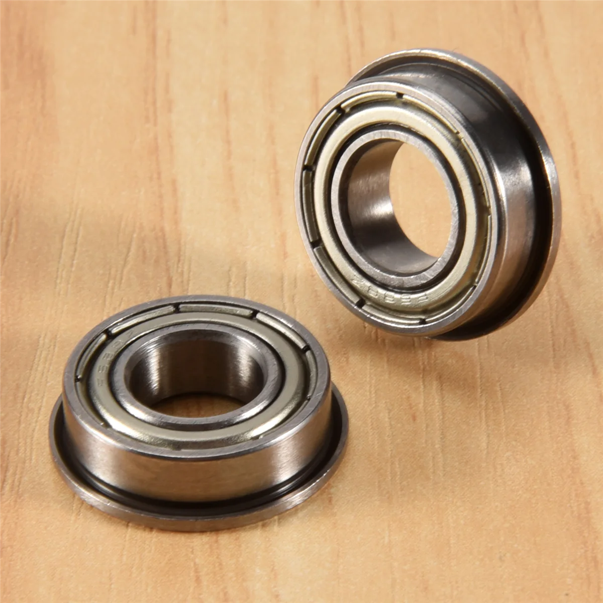 AT14 10 Pcs F688ZZ Flanged Radial Ball Bearings Metal Steel Double Shielded Flange Ball Bearing, 8 x 16 x 5mm for Motor