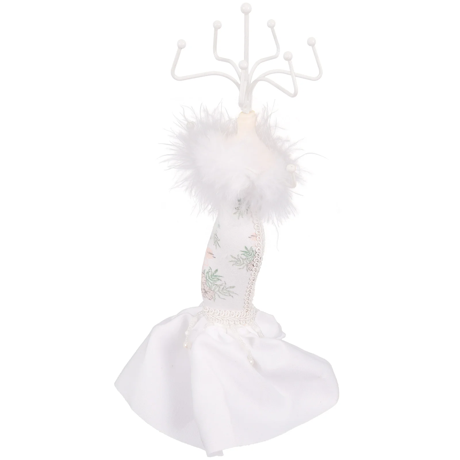 

Pearl Jewelry St Necklace Holder Earrings Display Racks Selling Craft Shows Fabric Home Bedroom Living Room