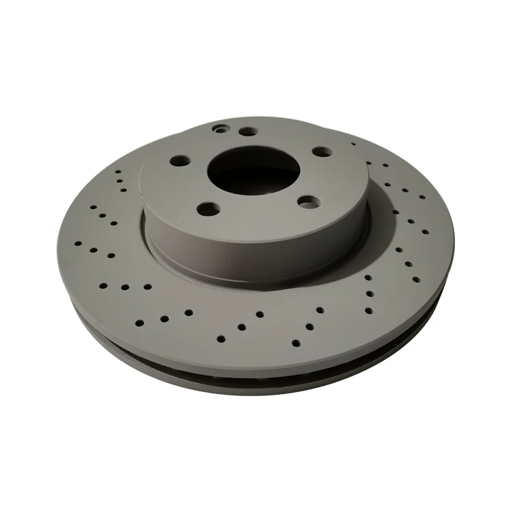 OE A2044213612 قطع غيار السيارات القرص الأمامي الدوار قرص فرامل السيارة الأمامية لمرسيدس بنز #4