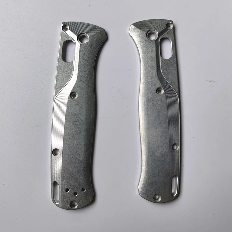 CNC 6 Patterns 2 Colors Knife Aluminium Handle Scales For Genuine Benchmade Bugout 535 Knives Grip DIY Making Replace Parts