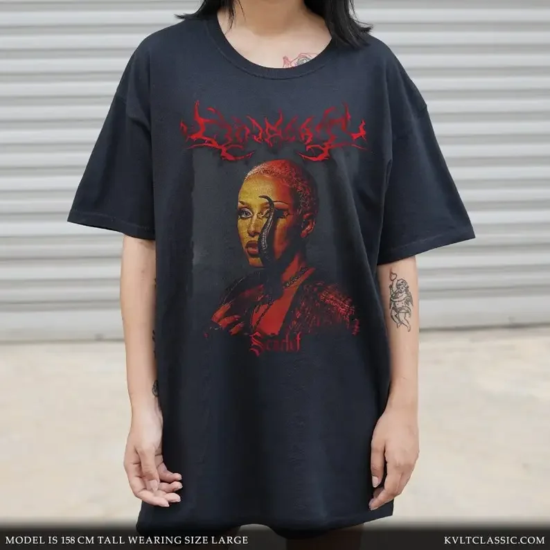 

Dojas Cats Scarlet Metal T-Shirt Unisex Tour Graphic Tee shirt