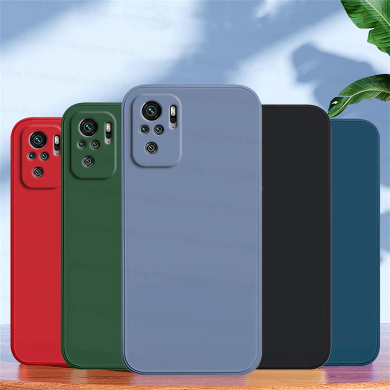 Wolfsay Soft Silicone Case for Poco M5s M5 M4 M3 Pro