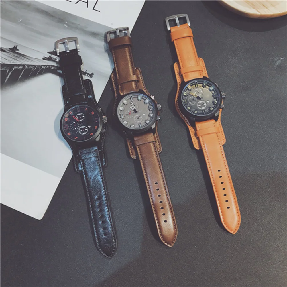 

Male Watch Fashion Large Dial Watch High Quality Material Suitable Any Occasion Perfect Gift for Husband