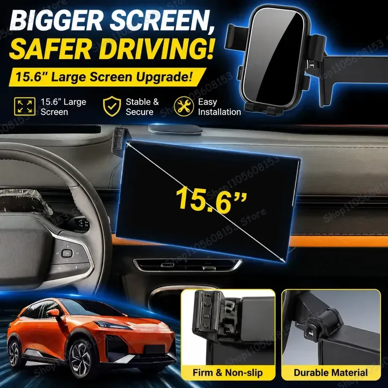Suporte de Celular Ajustável para Carro DEEPAL S07 2024 2025 2026, Fixação Estável no Painel, Acessório de Tela sem Vibração