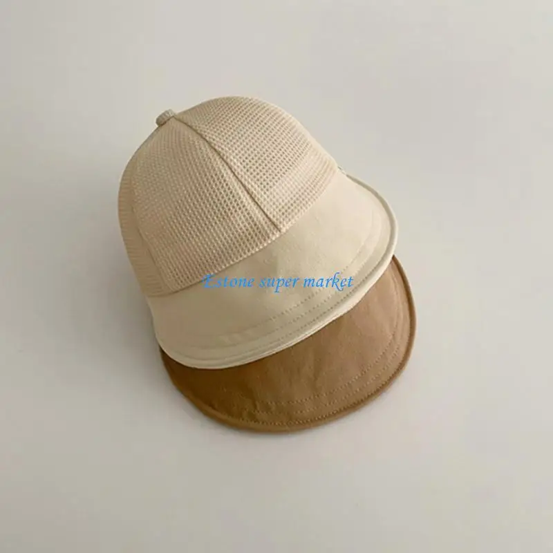 090B Leichter Panama-Sonnenhut für Kinder, Jungen und Mädchen, Sommer-Baseballmütze Freien