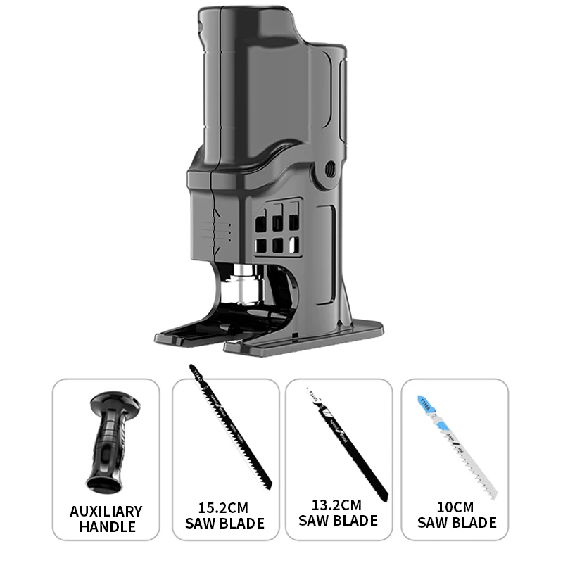 

Electric Drill to Electric Saw Conversion Head Small Household Electric Saw Hand-held Woodworking Saw Impact Drill Modification