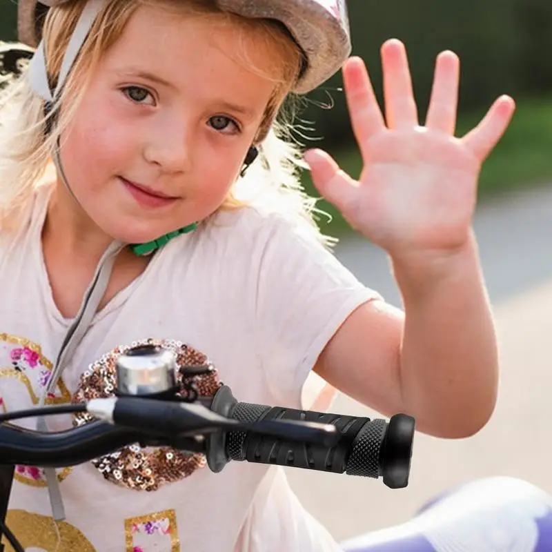 子供用の柔らかいゴム製サイクリンググリップ,マウンテンバイクハンドルバー,快適なグリップ