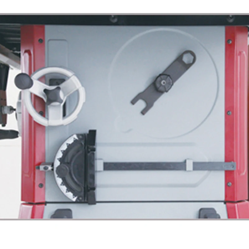 

10-дюймовая настольная пила 1800 Вт, 2800 об/мин, деревообрабатывающая угол резки, глубина регулируемой древесины, пилы по дереву, электрические фрезы, производственная машина