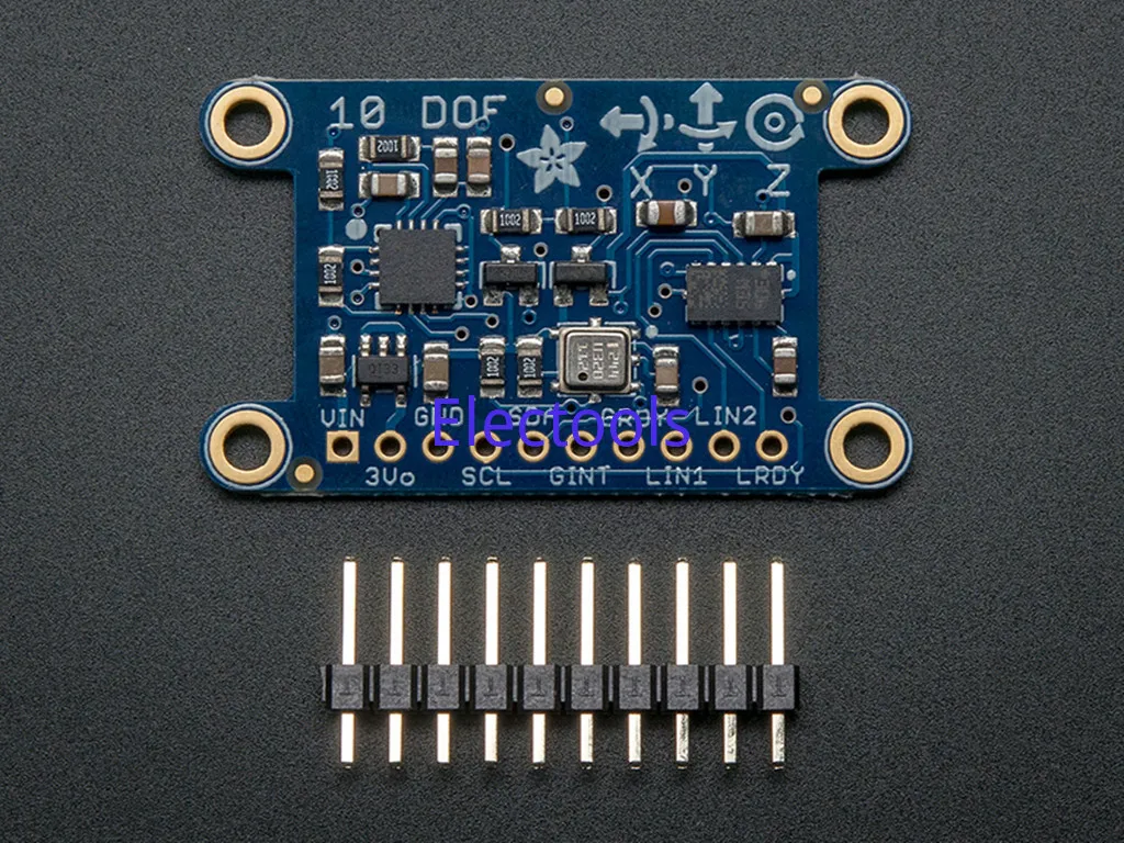 Módulo de 10 Eixos do Sensor Imu Ahrs Lsm303dlhc L3gd20 Bmp180