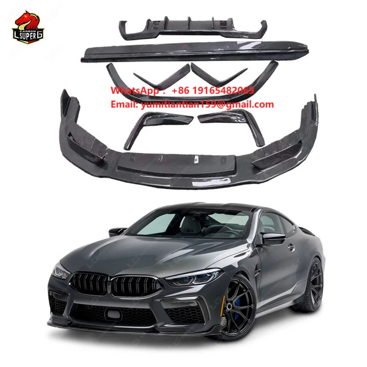 Cars Accessories V Style Body Kit for BMW M8 G14 G15 Modified Carbon Fiber Auto Parts
