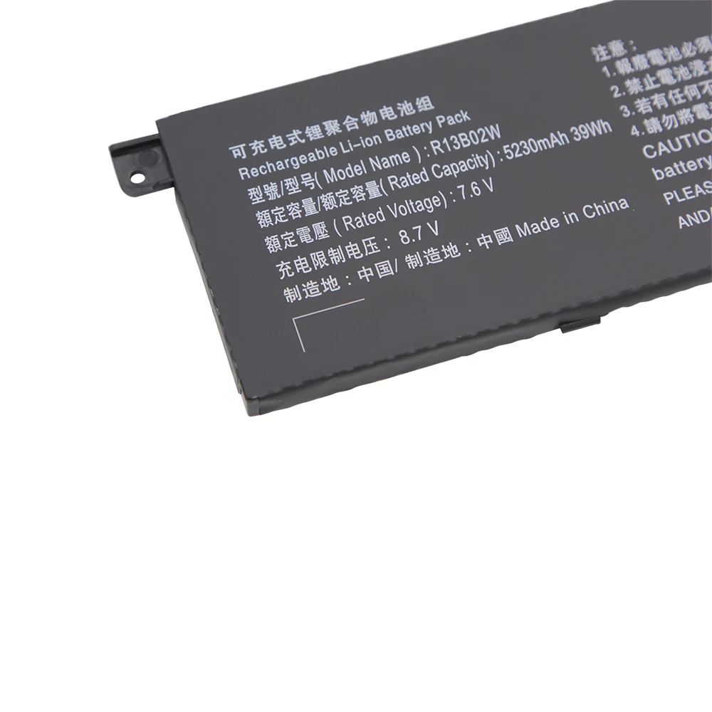 R13B02W 7,6 V 5230mAh 39Wh R13B01W Laptop Batterie Für Xiaomi Mi Air 13 13.3 \