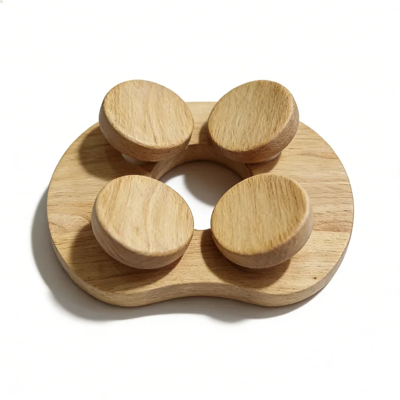 Wooden Sauna Headrest with rotatable disc,Sauna Accessory