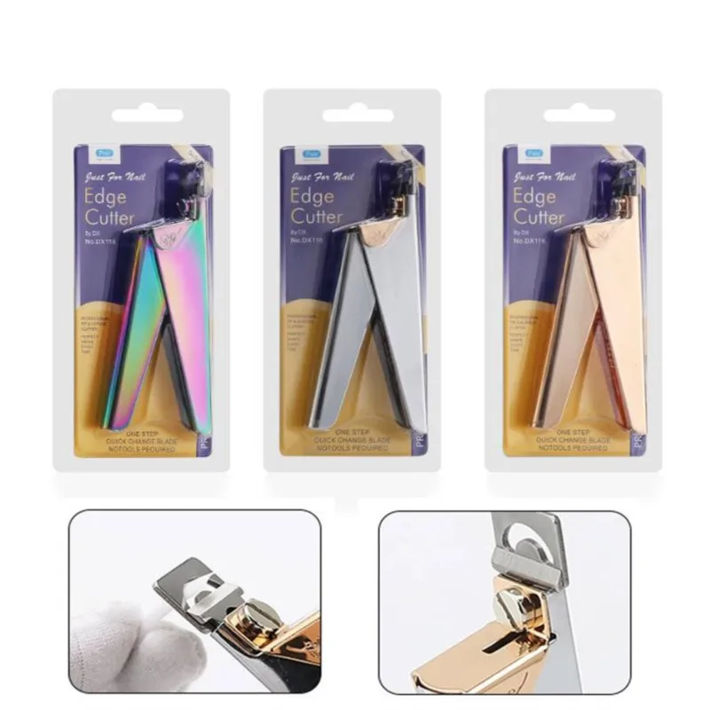 U-Shaped French False Nail Scissors Acrylic Tips Capsuales Cutter Nail Clipper Professional Fake Nail Tips Cutter Manicure Tools