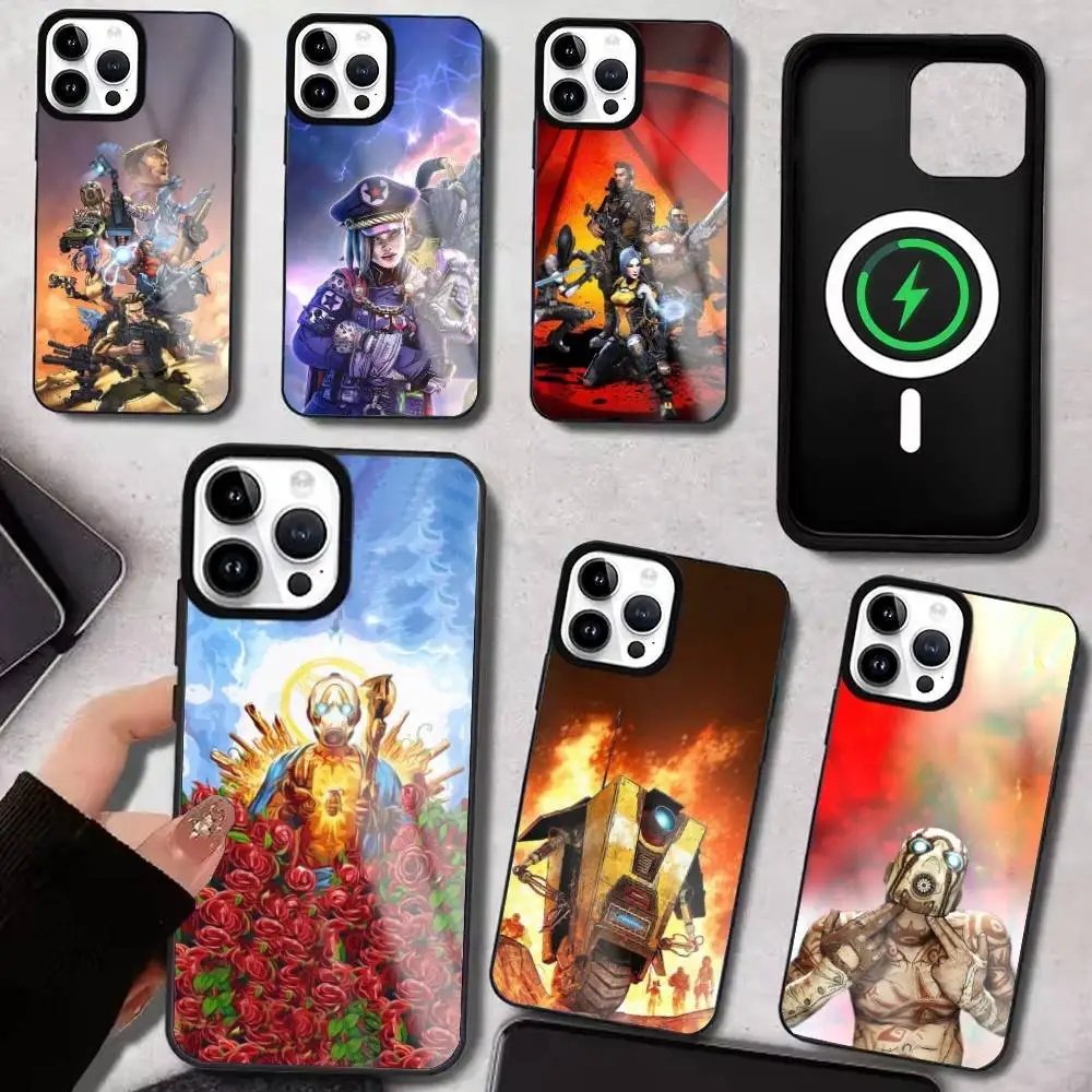 

BL B-Borderlands Game Phone Case For iPhone17,16,15,14,13,12,11 Plus,Pro Max, New Magnetic Wireless Charging