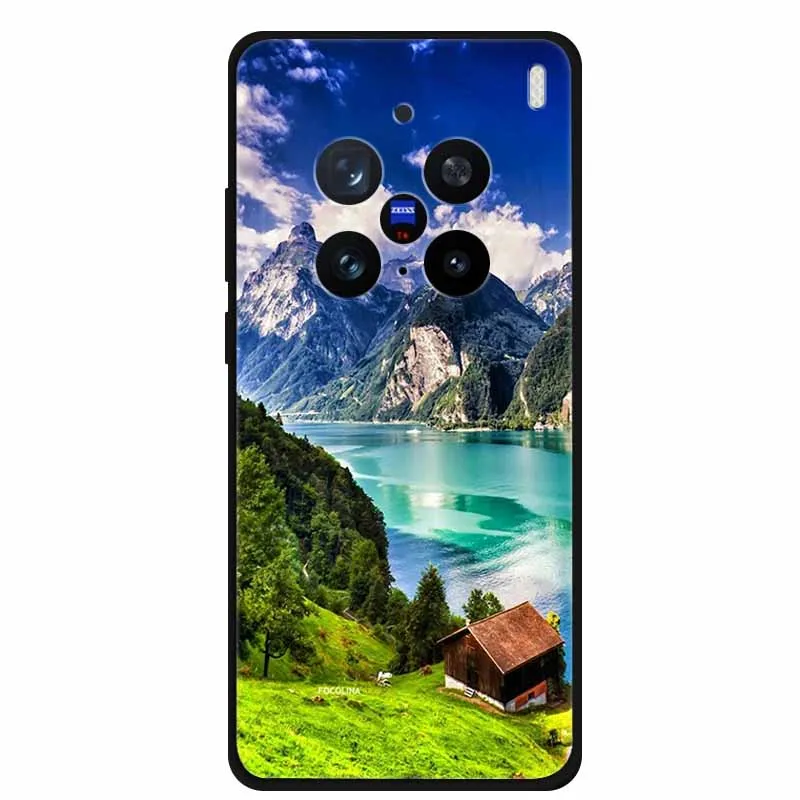 Phone Case For Vivo X200 Pro Back Cover Case Black Silicone Soft Funda For Vivo X200 Pro 5G Case X200Pro X 200 Pro 6.78\