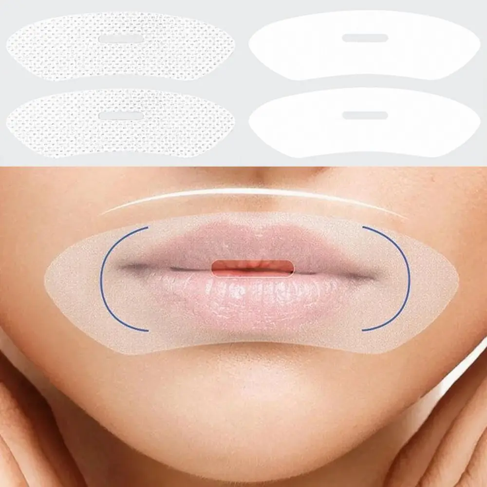 30PCS Non-woven Fabric Sleep Mouth Orthosis Sleep Aid Stop Snoring Breathing Improving Patch Health Care Mouth Breathing Patch