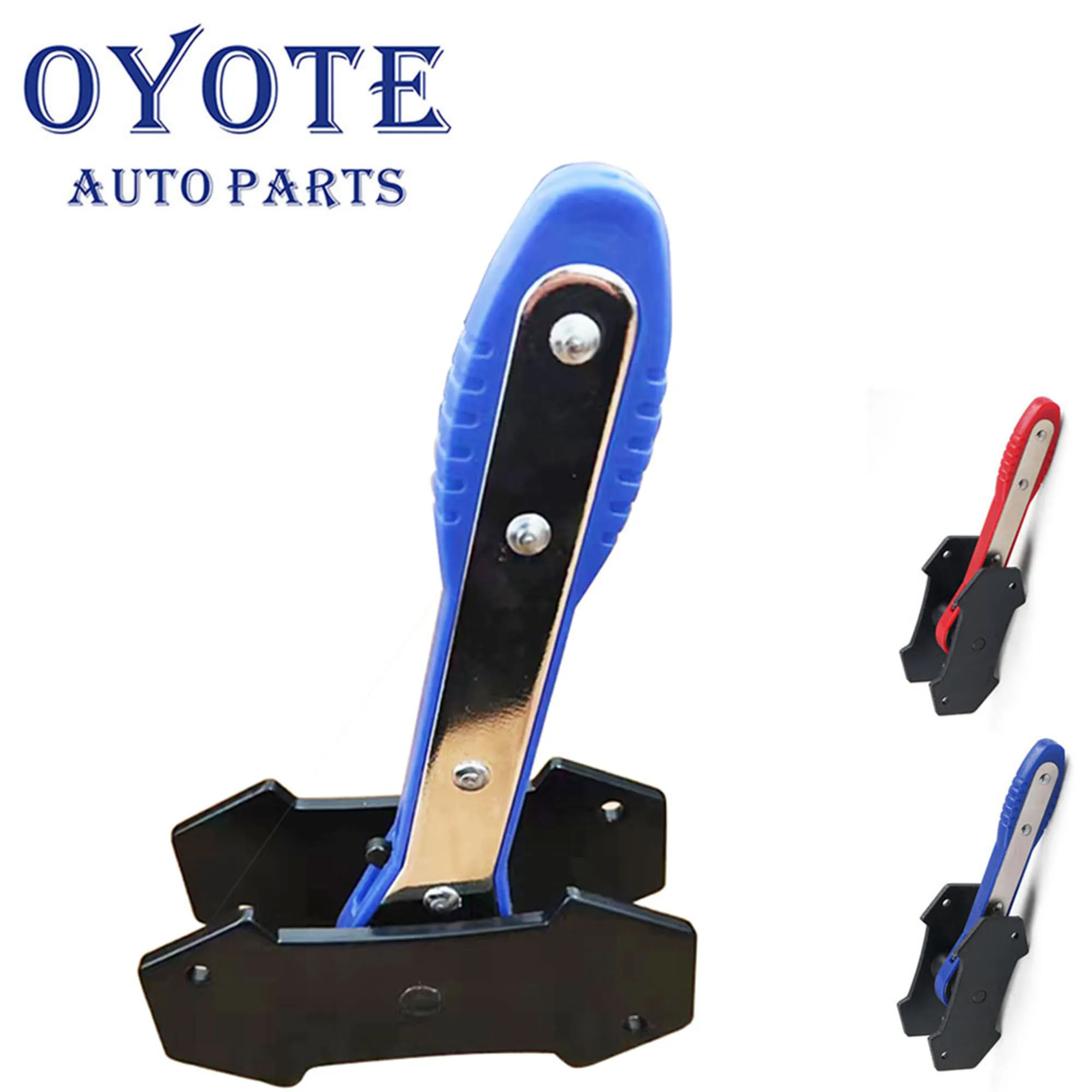 OYOTE Portable Ratchet Brake Piston Wrench Spreader Caliper Pad Install Tool Press For Trucks and Commercial Vehicles Red/Blue