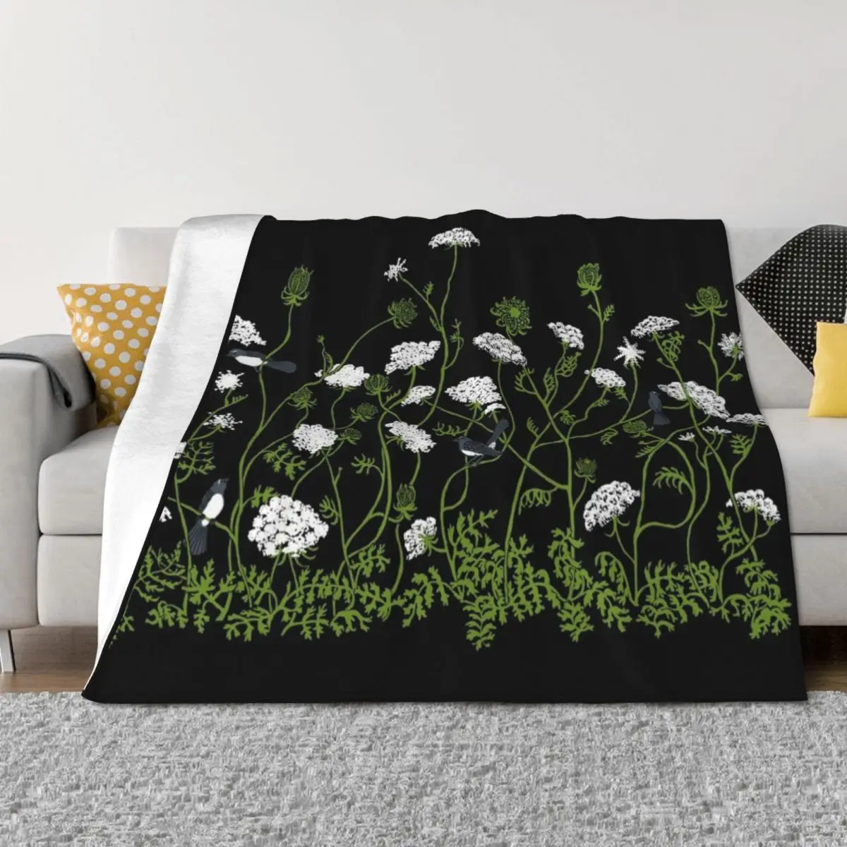 

Queen Anne Lace Throw Blanket Single Bed covers Sofa Blankets