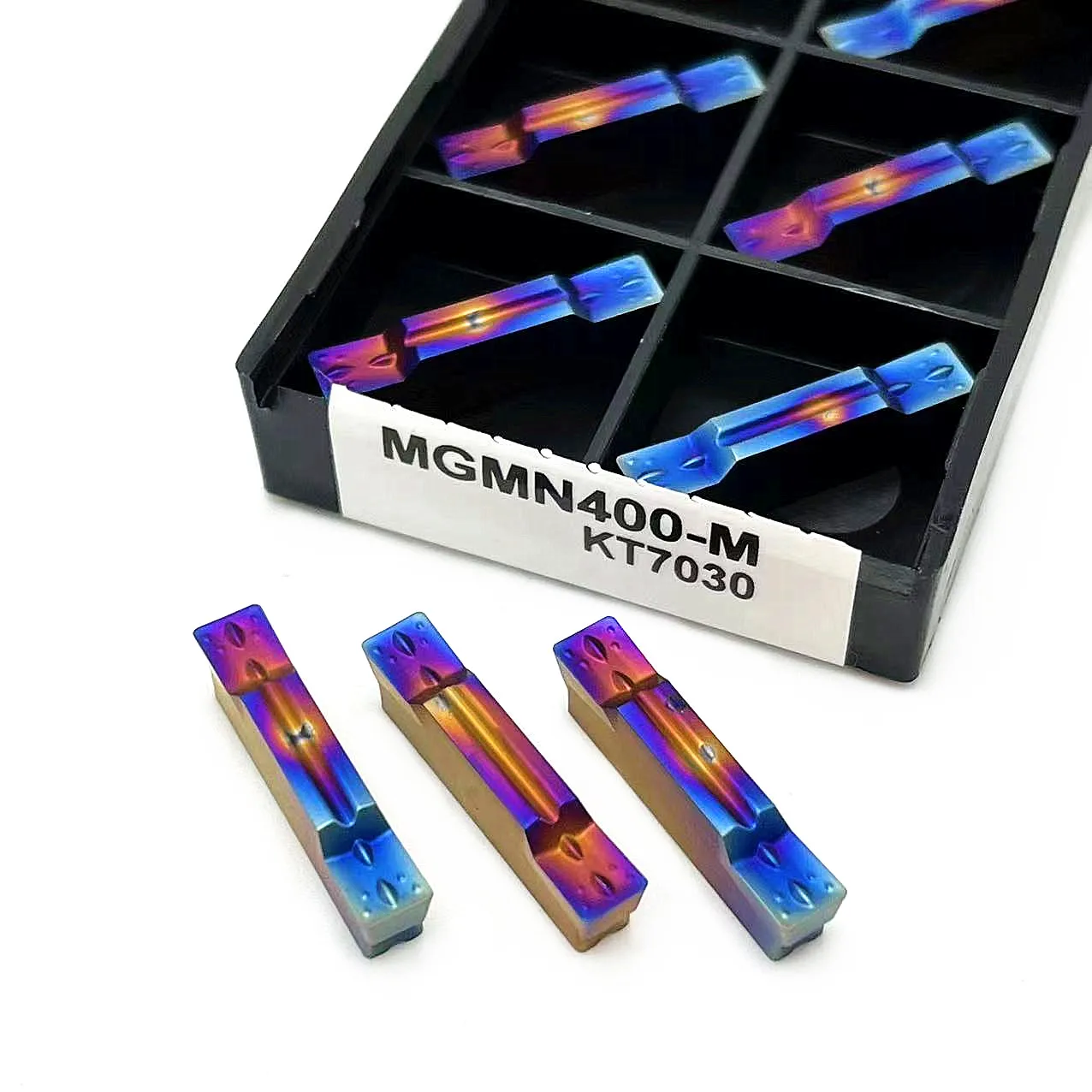 10 pz Nano blue MGMN200 MGMN300 MGMN400 KT7030 CNC tagliare la scanalatura per tagliare lo strumento di tornitura PCD CBN di alta qualità strumento di tornitura