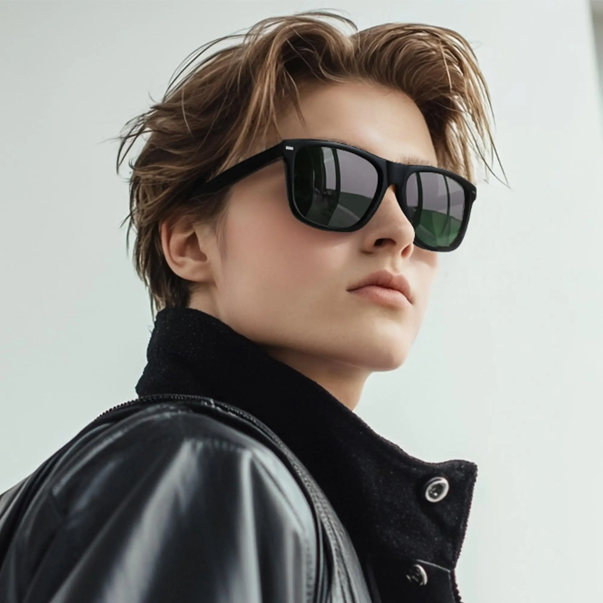 نظارات شمسية مربعة من BLUEMOKY للرجال مستقطبة: نظارات شمسية مربعة للحماية من الأشعة فوق البنفسجية 400 - إطار كلاسيكي للنظارات الشمسية القديمة #1