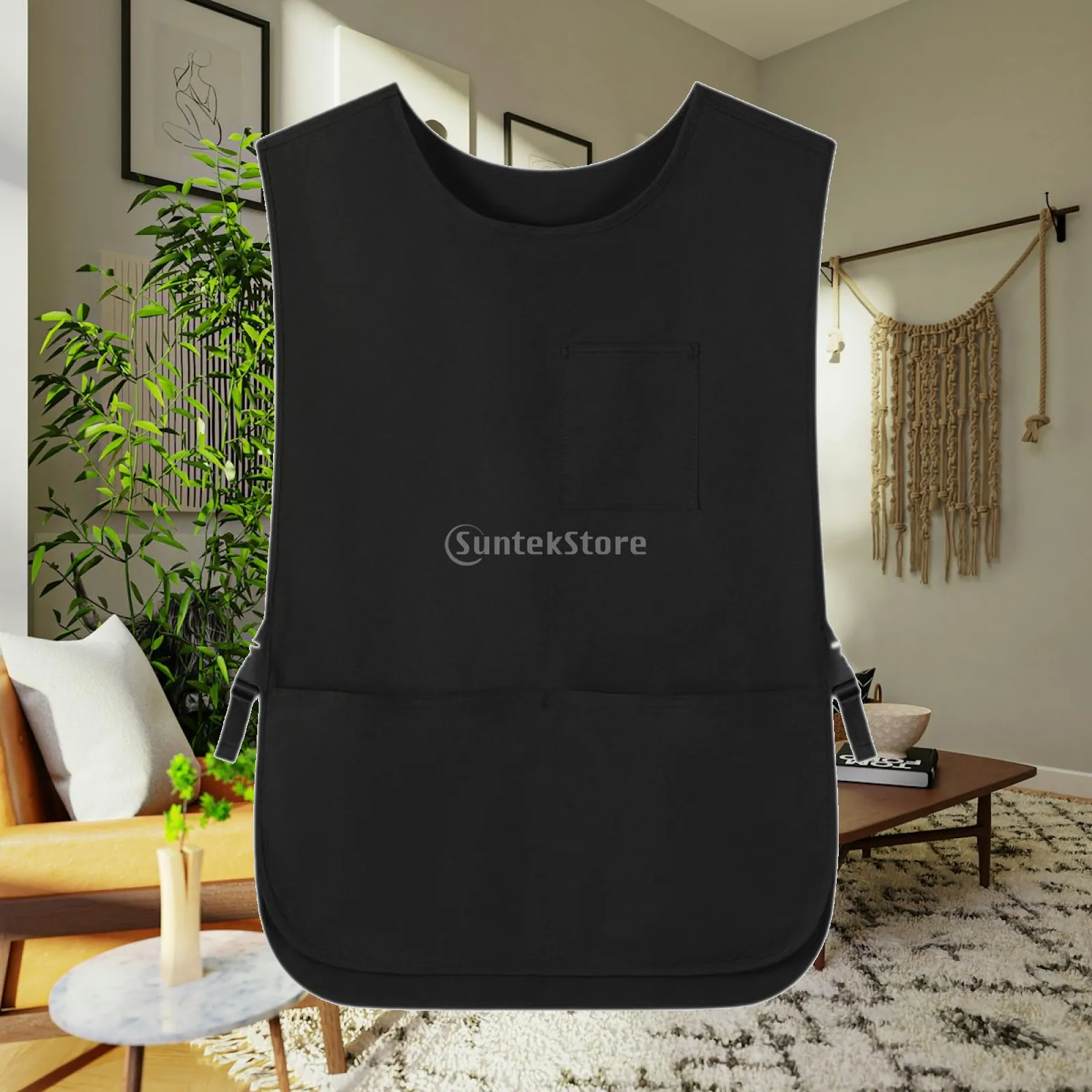 Cobbler Apron Waterproof Easy to Clean with Pockets Professional Work Apron for Garden Florist Work Clothes Coffee Potters