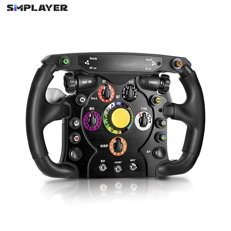 

Оригинальное колесо F1, дополнительный симулятор гоночного колеса Sim на руле для Thrustmaster PC и PS4