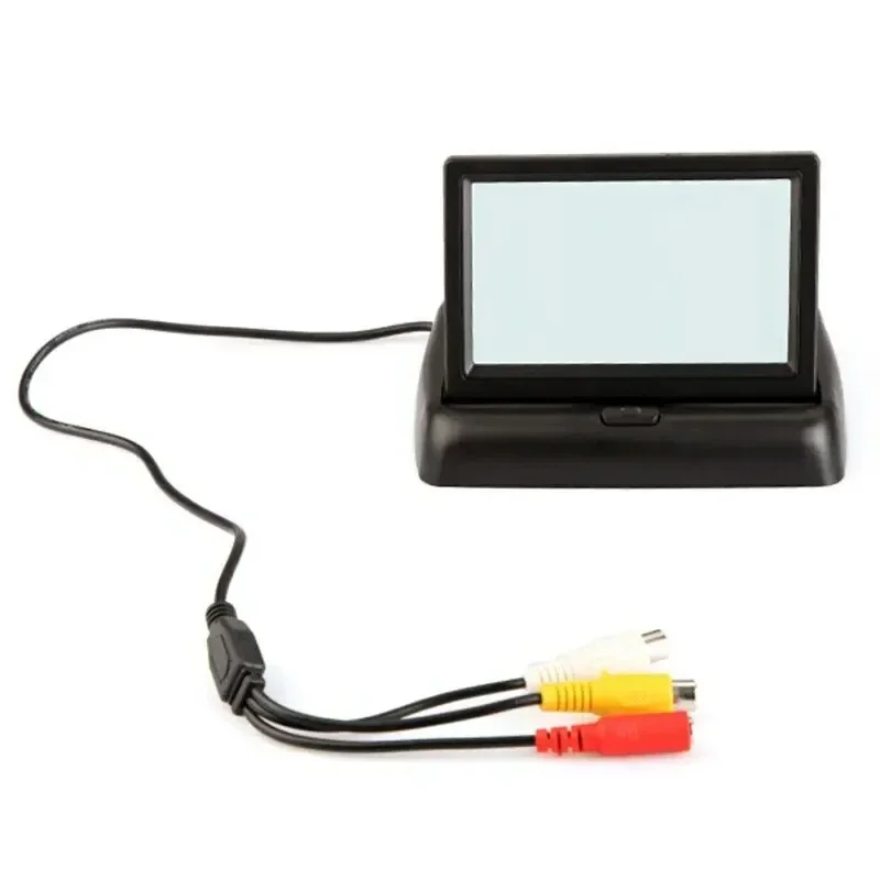 HD 4.3'' LCD Display Screen Foldable Car Reverse Monitor FOR Rear View Camera