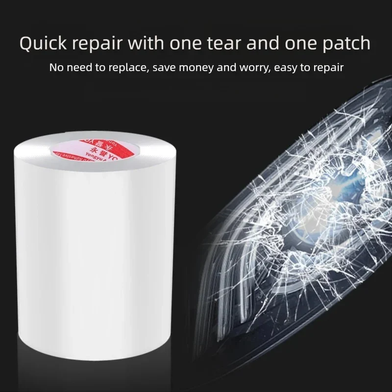 Car Taillight Repair Tape Residue-Free Tool Transparent Scratch-Resistant Wear-Resistant Crack-Specific Waterproof Outer Shell