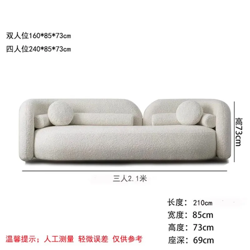 Luxury Minimalist Lazy Sofa Couch Nordic Apartment Lounge Sofas Classic Background Muebles Para El Hogar Living Room Furniture