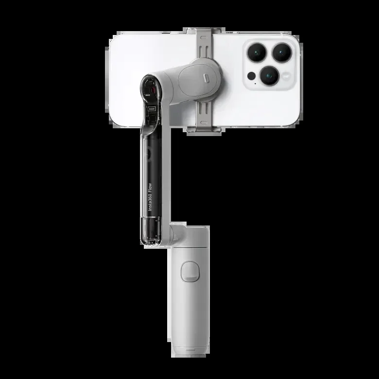 Insta360 Flow AI-Powered AI-Face Tracking Faltbarer 3-Achsen-Gimbal-Stabilisator für Smartphone IOS Android Phone