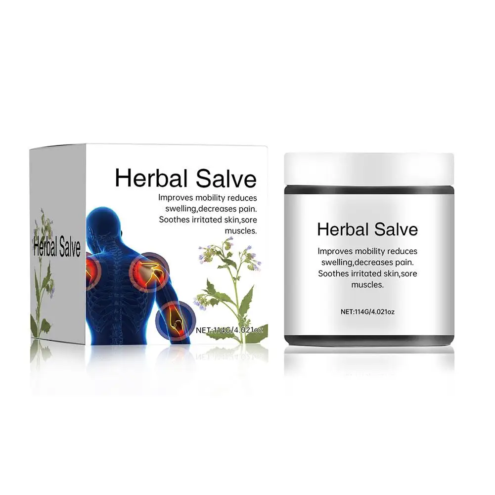 Pomada Herbal Salve para Articulação e Pulso, Alívio da Dor, Creme de Saúde, Massagem, Músculo, Joelho, Saúde, Orgânico, W6E0, 114g