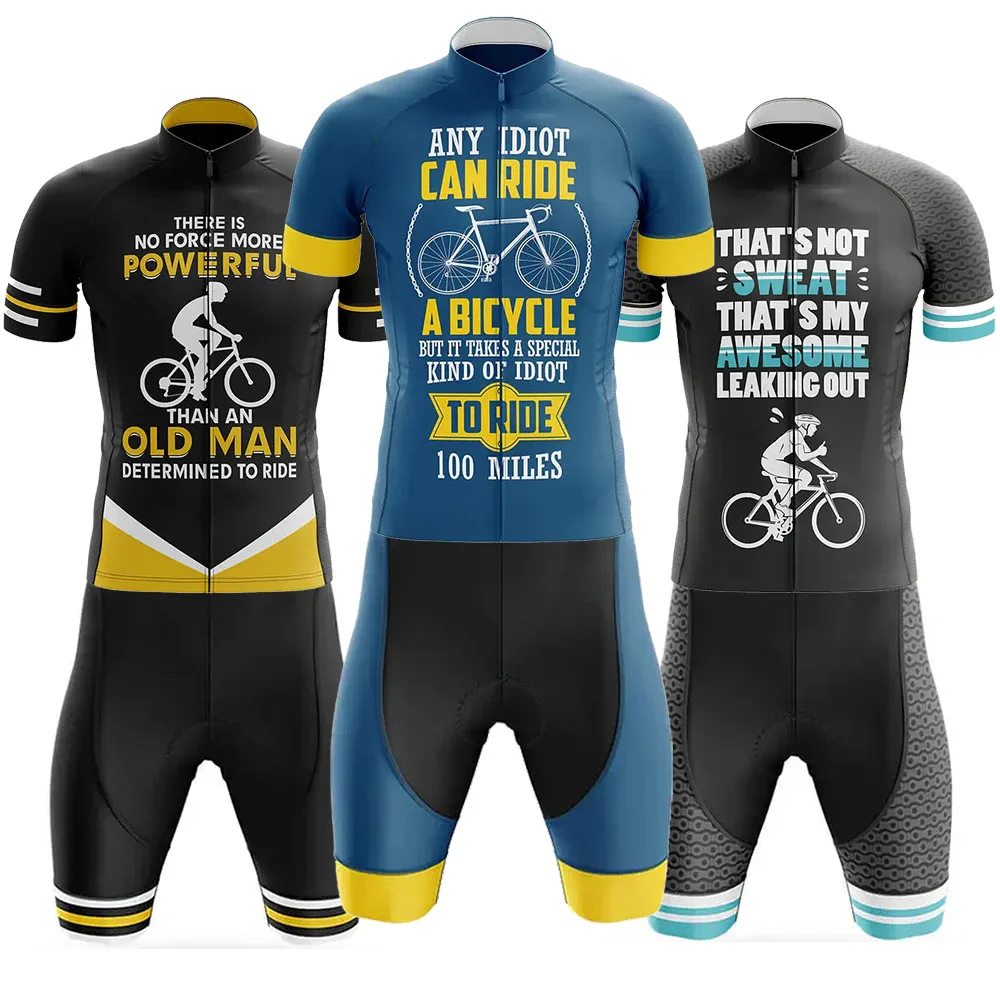 Special Idiot Cycling Clothing Uniform Jersey Men Men's Bike Shorts Man Mtb Pants Outfit Set Bicycle Mountain Sports Sleeveless