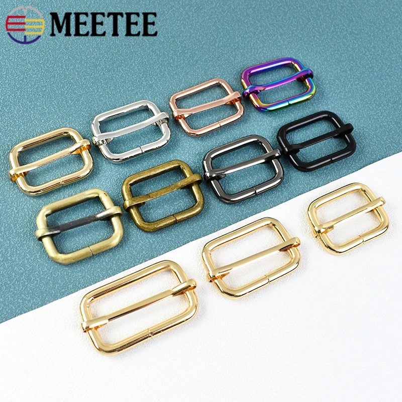 5/10Pcs 13-50mm Metal Bag Adjustment Pin Buckles Belt Buckle Handbag Strap Decor Clasps DIY Clothing Bags Hardware Accessories