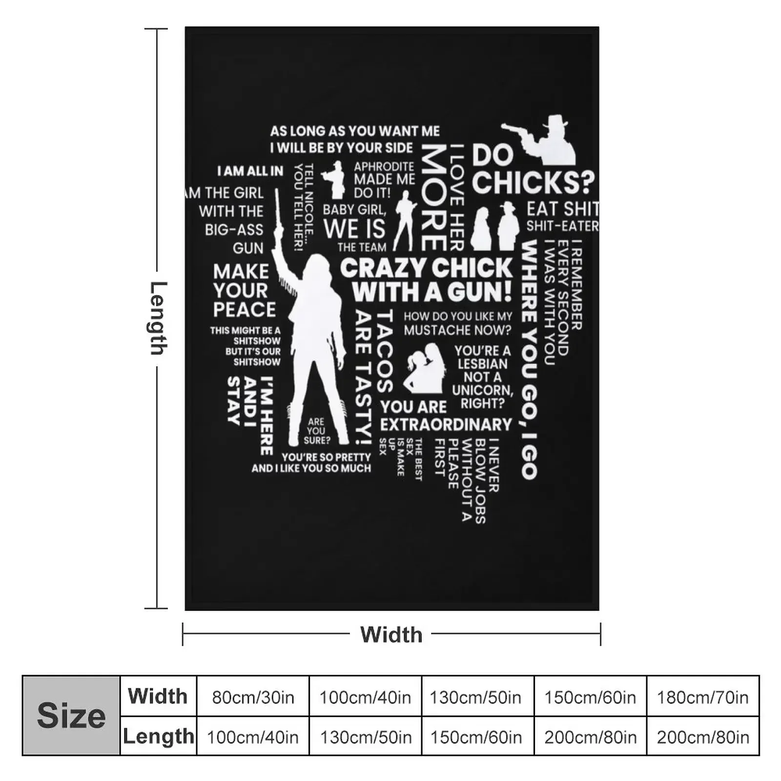 Wynonna Earp Word Cloud Throw Blanket Weighted Decorative Sofas christmas gifts wednesday Blankets
