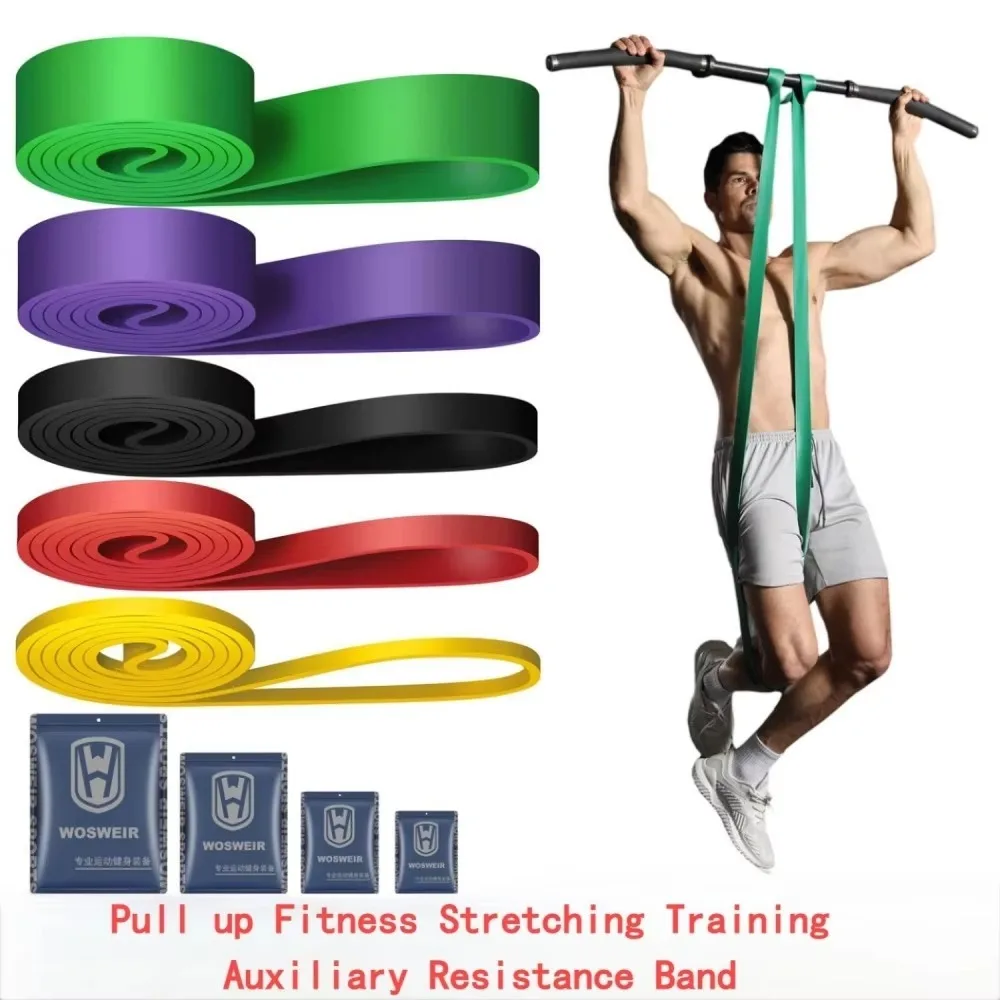 Fitness Elastic Band TPE Strength Training Track and Field Resistance Band Pull Up Tension Band Yoga Tension Band