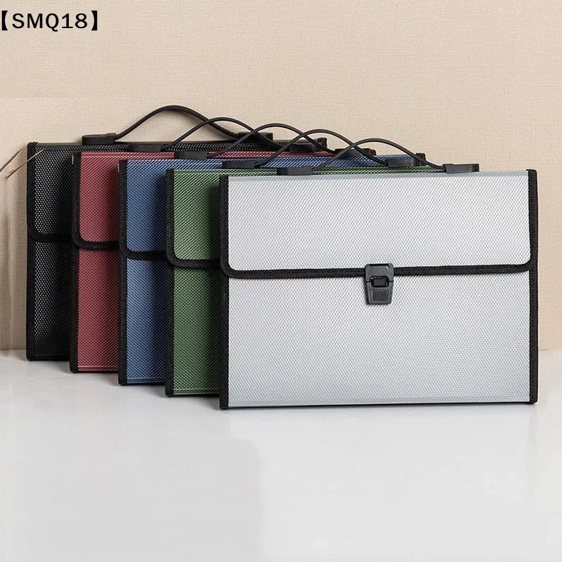 Long Document Organizer Paper Storage Expanding File Folder Portfolio Holder Large Capacity Bag【SMQ】