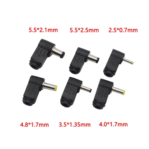 DC 전원 공급 장치 용접 플러그, 암컷 4.0, 4.8*1.7, 3.5*1.35, 90 도, 5.5*2.1/2.5  Best5