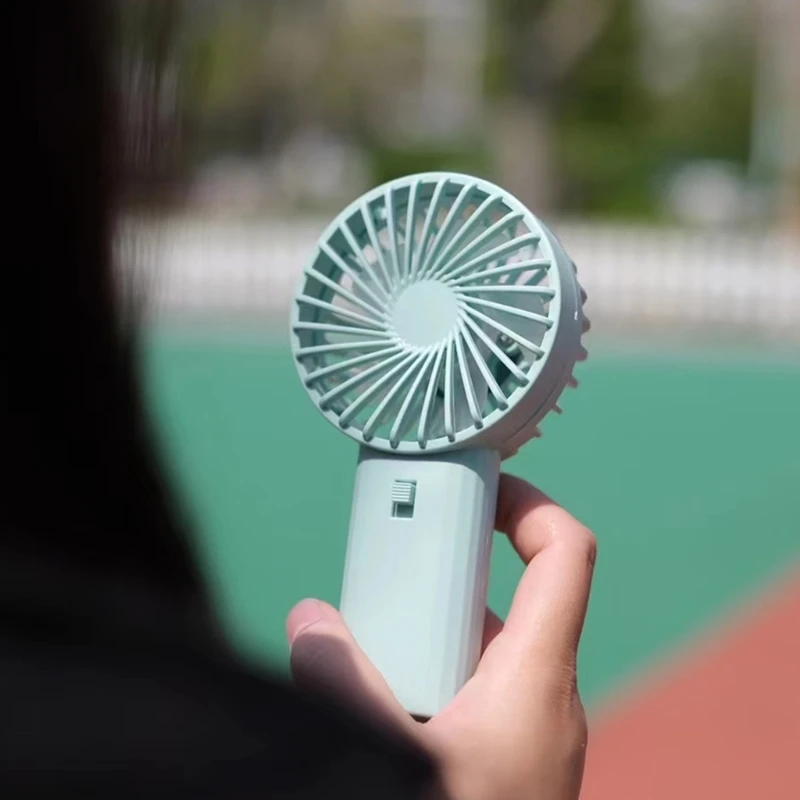 Travel Portable Fan Handheld Mini Fan AA-Battery Powered Super Mute Cooling Fan for Home Office- Travelling Cooler Drop Shipping