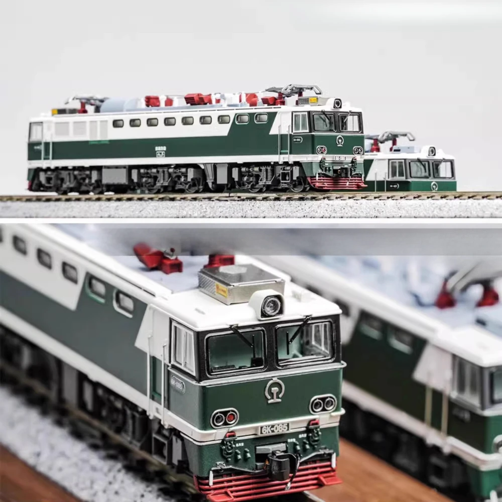 Tren modelo a escala 1/160 tipo N, locomotora eléctrica 6K, Zhengzhou, Bureau, sección luta, trabajo de pintura, tren de juguete, regalo para niños