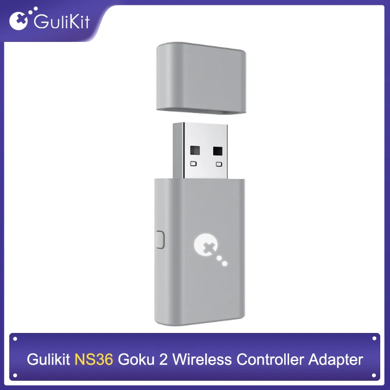 Adaptador Receptor Sem Fio Gulikit NS36 Goku 2 para Windows, Switch 1/2, PS4, Android, Xbox Series S/X, Xbox One
