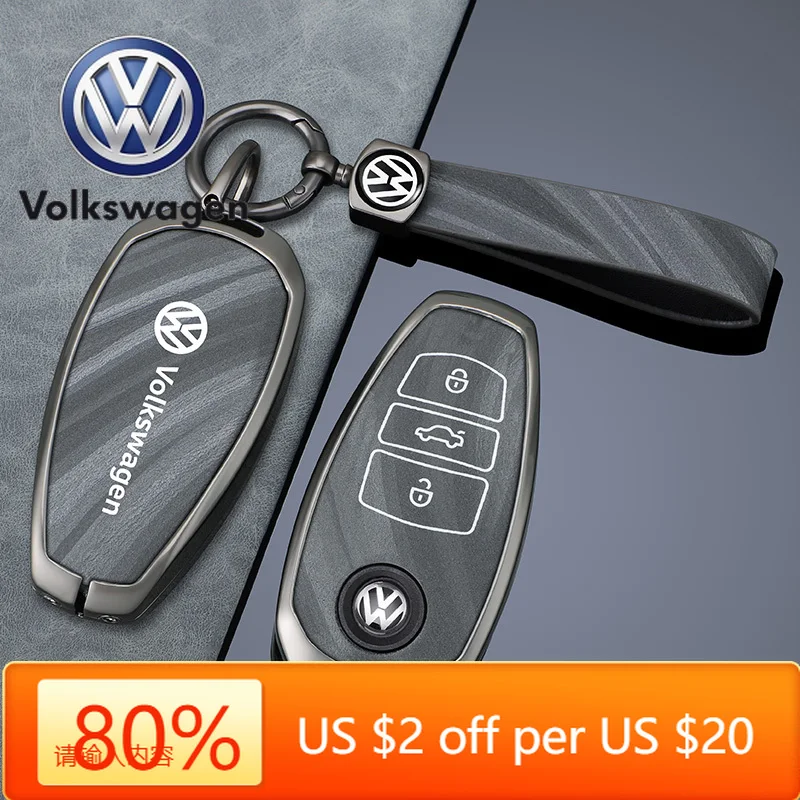 

Горячие эмблемы, автомобильный смарт-чехол для ключей из цинкового сплава, брелок для ключей для VW Volkswagen Touareg 2011 2012 2013 2014 2015 2016 2017 2018