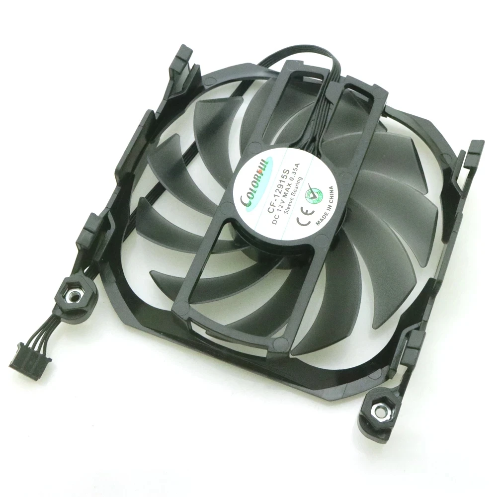 

CF-12915S DC12V 0.35A 85mm VGA Fan For INNO3D GTX1060 ITX GTX650ti 750 750ti Graphics Card Cooling Fan