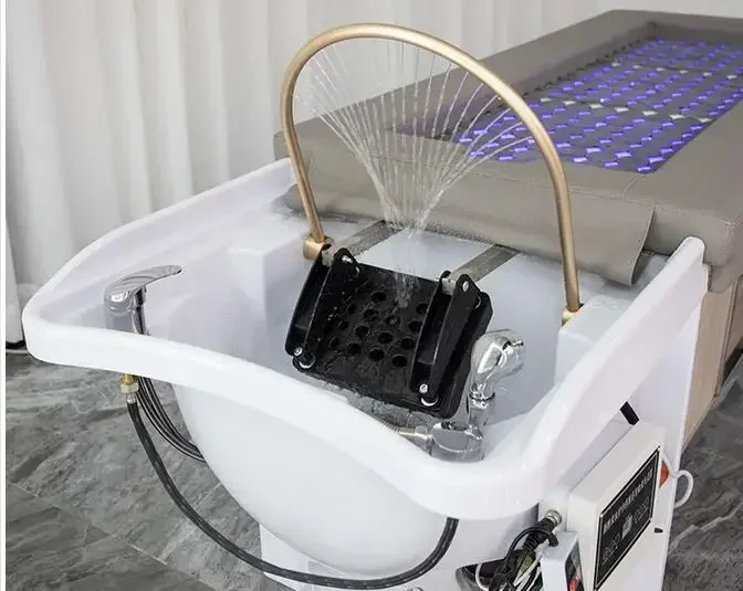 

Thai shampoo bed hair salon head therapy water circulation beauty salon fumigation moxibustion barber shop