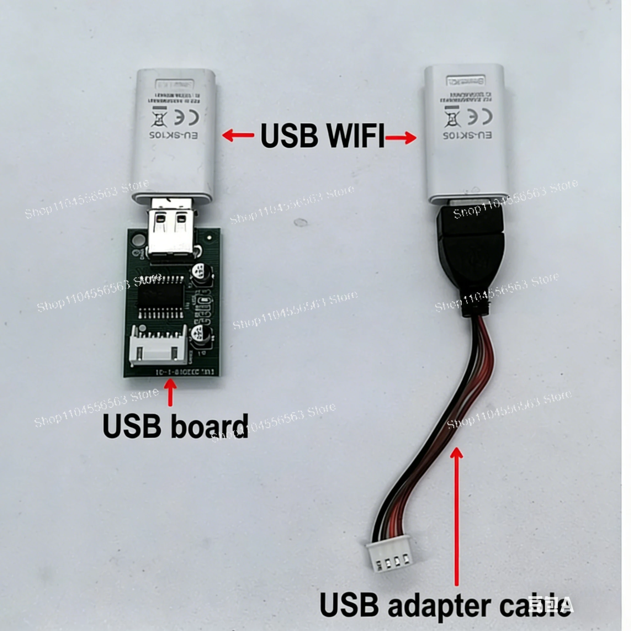 Carrier CE-26GY-2.4G 17122000046741 EU/US-SK105 WIFI module adapter USB board CE-KFR26G Y-12F CE-2.4G-ZD EU-OSK103