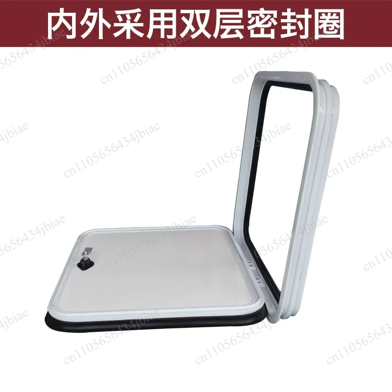 Trailer with Lock Luggage Storage Compartment, Waterproof Door  Aluminum Alloy Door, Motorhome Luggage Compartment