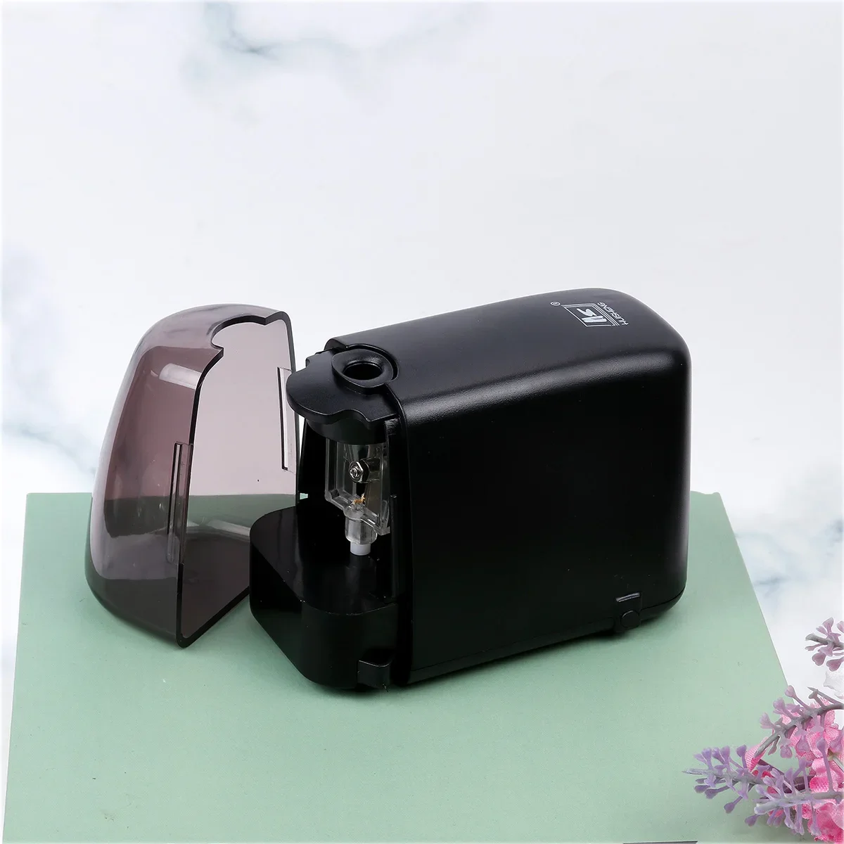 Sacapuntas eléctrico automático para niños, suministros de papelería escolar